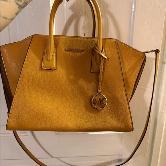 Michael Kors Mustard Yellow Tote - Picture 2 of 5